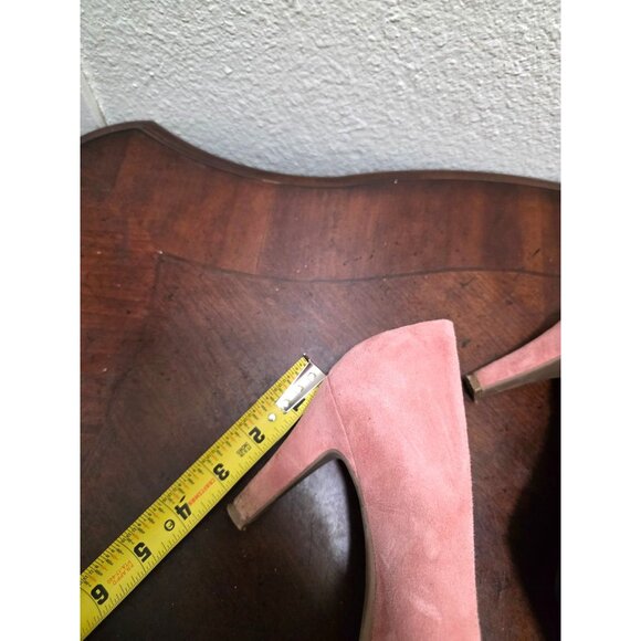 Naturalizer Women's Pink Suede 3" Heeled Pumps Almond Toe Size 8.5 - Picture 6 of 9